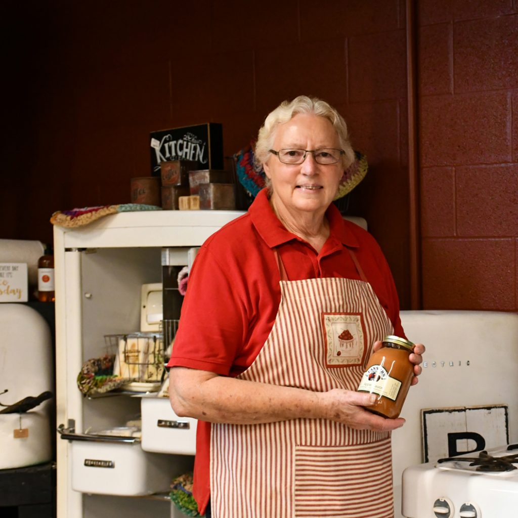 Picture of Grandma Tanner Cooking in the Kitchen