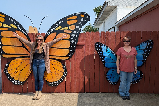 Photo Ops at Tanners Orchard!