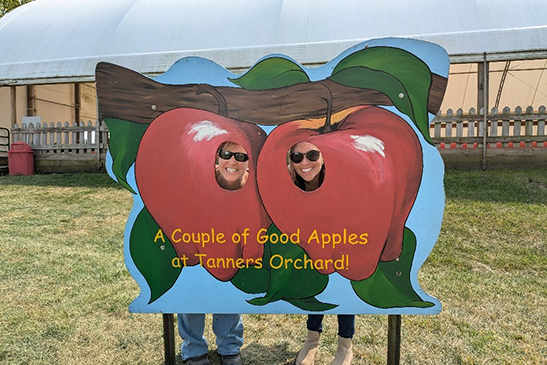 Photo Ops at Tanners Orchard!