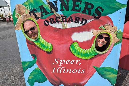 Photo Ops at Tanners Orchard!