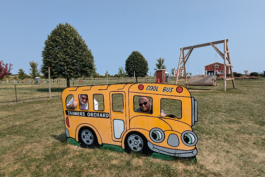 Photo Ops at Tanners Orchard!